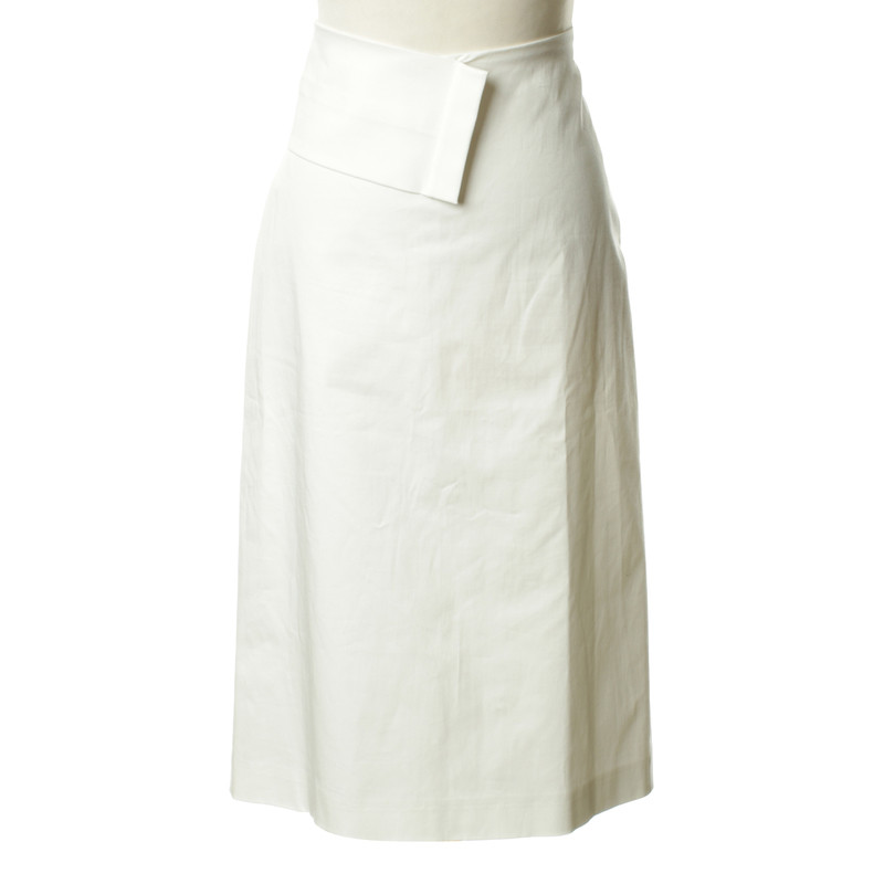 Jil Sander skirt in white