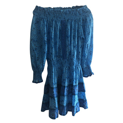 Poupette St Barth Kleid aus Baumwolle in Blau