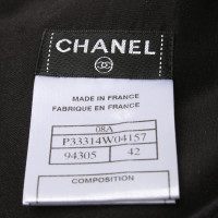 Chanel Robe en soie en noir