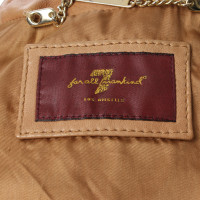 7 For All Mankind Jacket/Coat Leather in Ochre