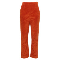 Isa Arfen Paire de Pantalon en Toile en Orange