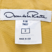 Oscar De La Renta Taffeta dress with belt