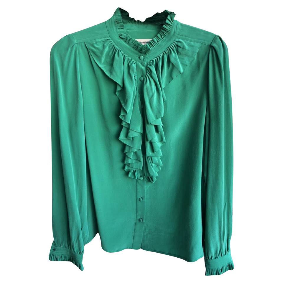 Zadig & Voltaire Silk blouse with ruffles