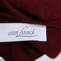 Van Laack Knitwear Wool in Bordeaux