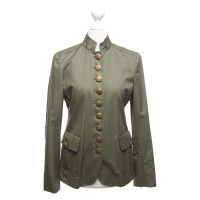 Etro Jacket/Coat Cotton in Olive
