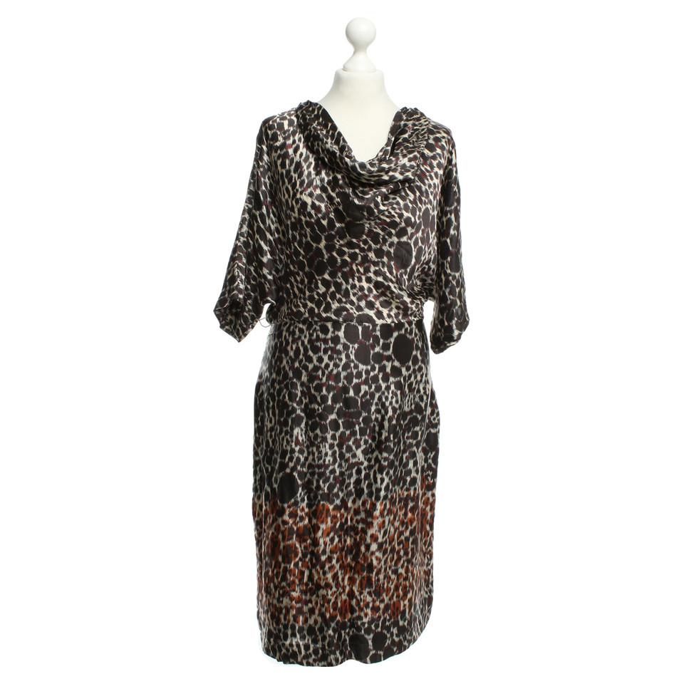 Max Mara  Silk dress with pattern