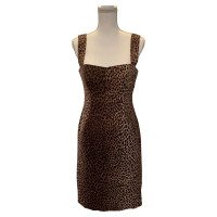 Dolce & Gabbana Kleid aus Baumwolle in Braun
