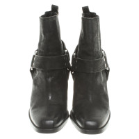 All Saints Boots Leather in Black