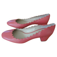 Chloé Pumps/Peeptoes Leer in Roze