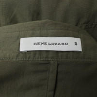 René Lezard Robe chemise olive