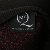 Alexander McQueen Schwarzer Pullover mit Tier-Print