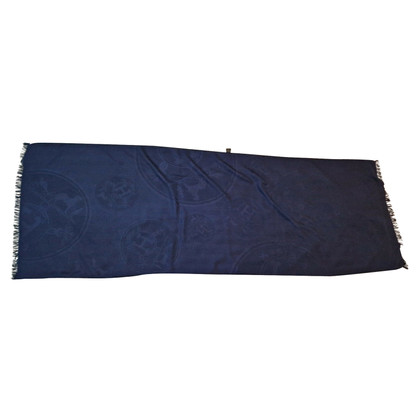 Hermès Schal/Tuch aus Kaschmir in Blau