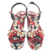 Dolce & Gabbana Wedges with floral pattern