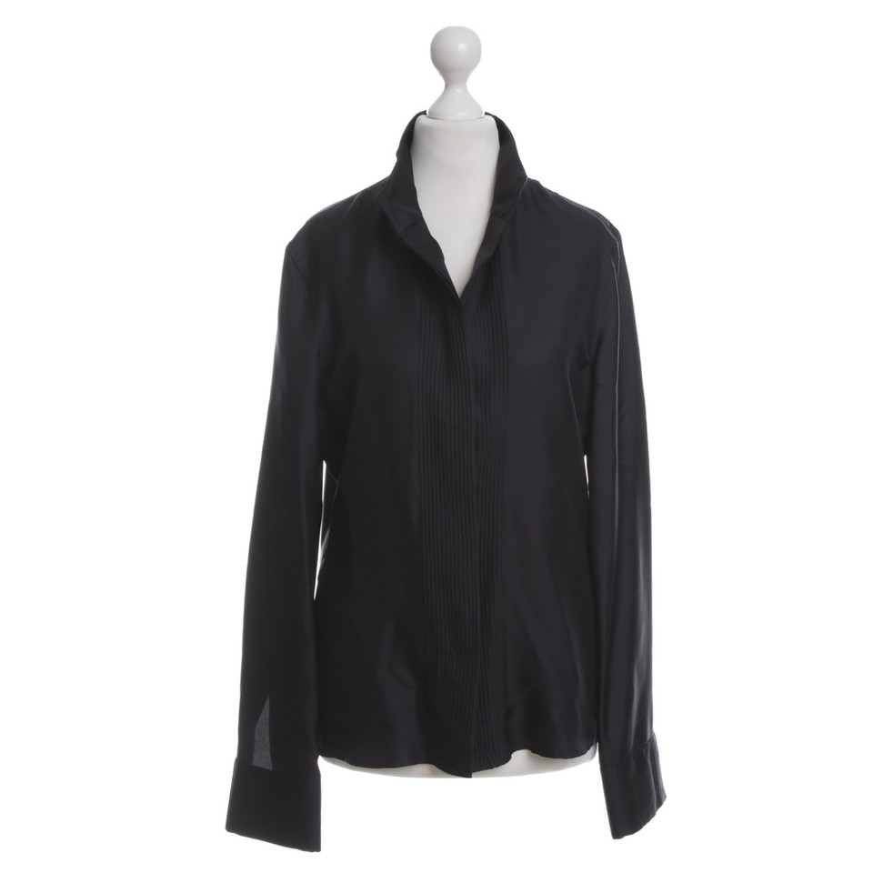 Jil Sander Silk blouse in black