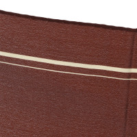 Yves Saint Laurent Silk scarf in brown