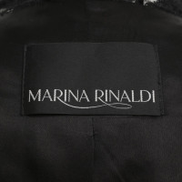 Marina Rinaldi Flausch-Cape mit Muster