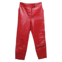 By Malene Birger Leather pants in red