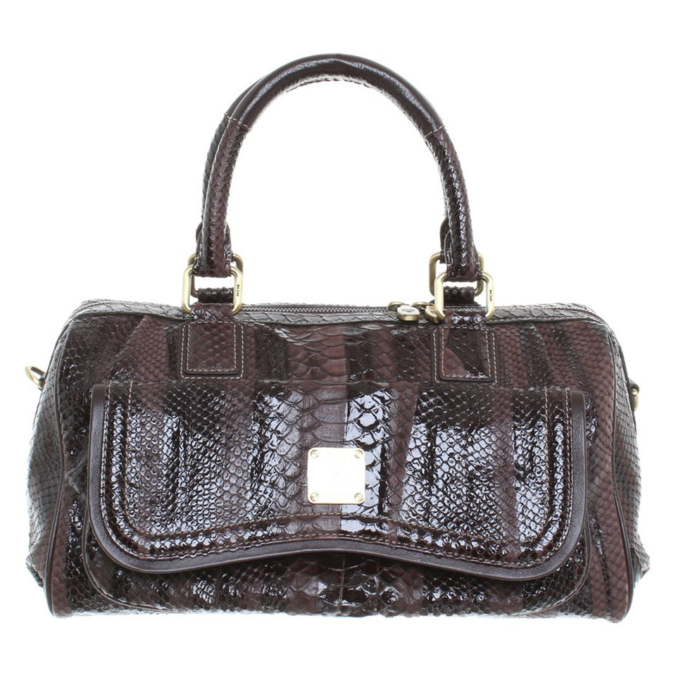 Mcm Leather handbag in Brown