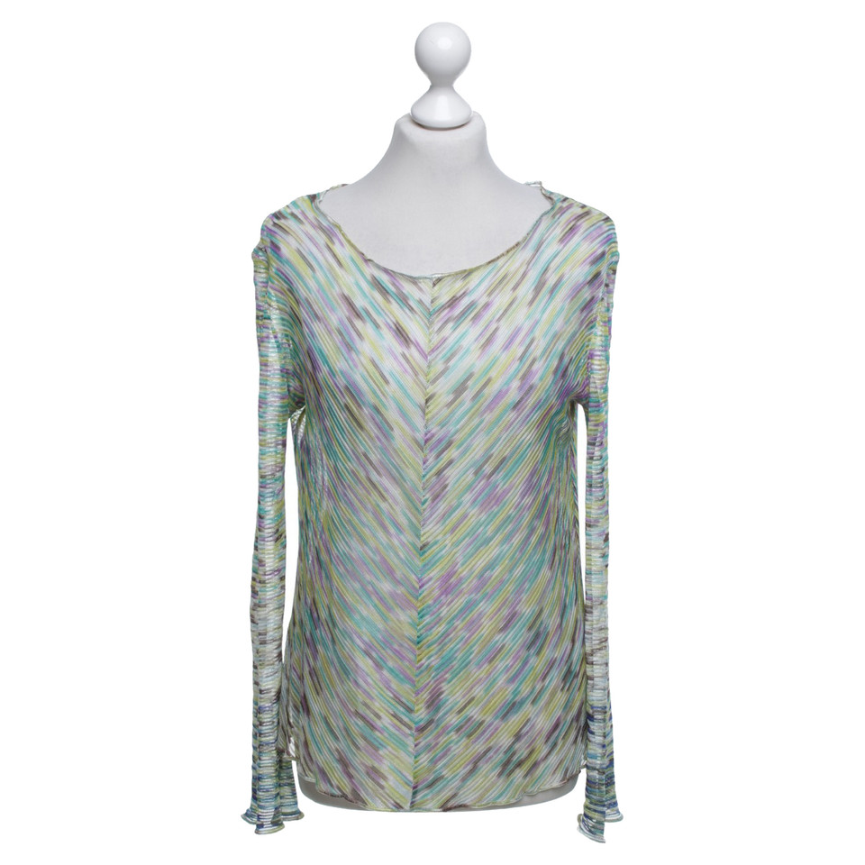 Missoni top with top in multicolor