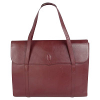 Cartier Shoulder bag Leather in Bordeaux