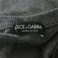 Dolce & Gabbana Maglieria in Cashmere in Grigio