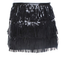 Manoush skirt made of lacquered leather