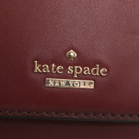 Kate Spade Umhängetasche aus Leder in Bordeaux
