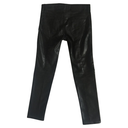Balmain Black biker trousers