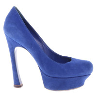 Saint Laurent Pumps in Blau