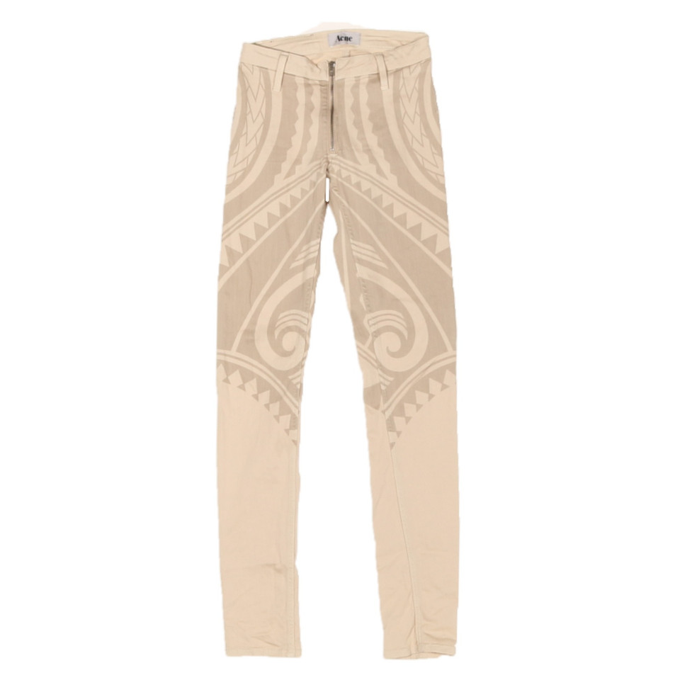 Acne Jeans aus Baumwolle in Beige