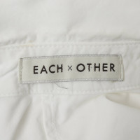 Each X Other Top en Coton en Blanc