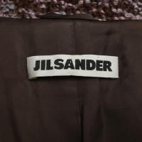 Jil Sander Winter coat with a Bouclé structure
