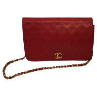 Chanel Flap Bag in Pelle in Rosso