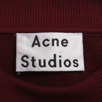 Acne Sweatshirt in Bordeaux red
