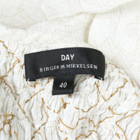 Day Birger & Mikkelsen Kleid aus Baumwolle in Creme