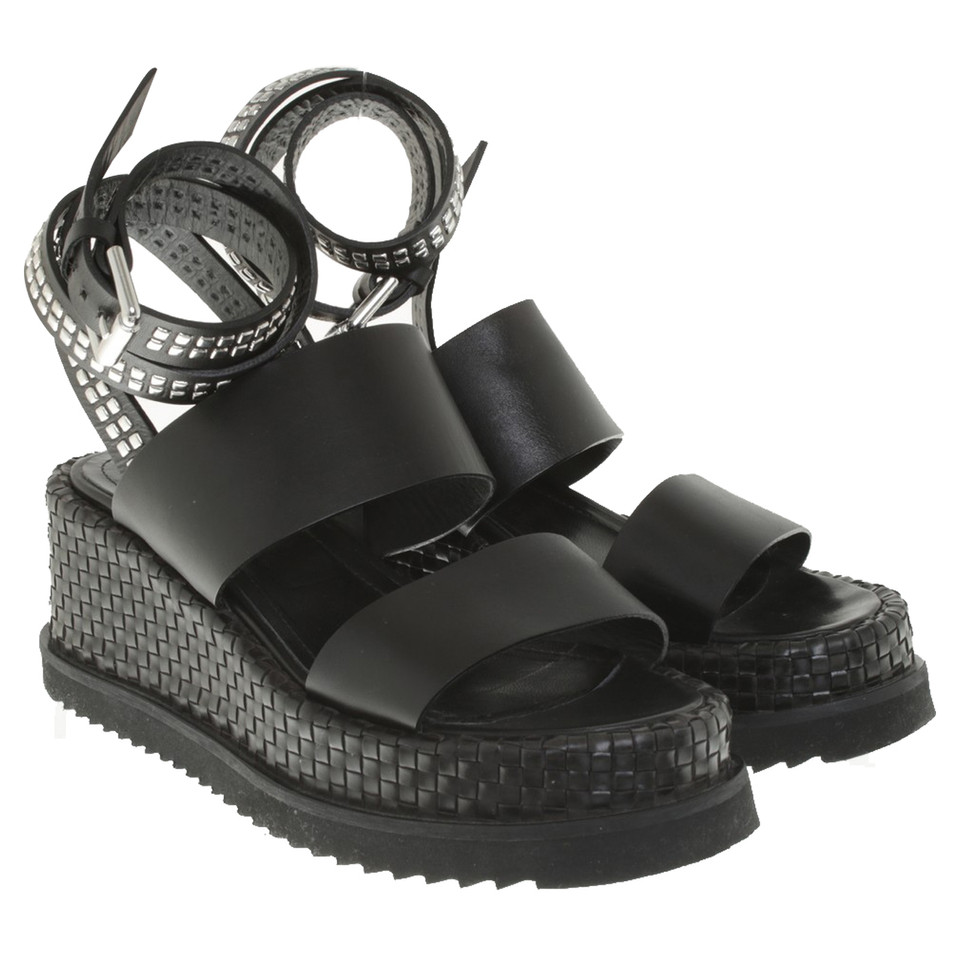 Pinko Sandalen in Schwarz