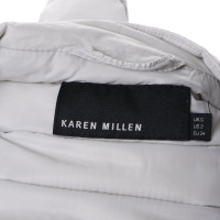 Karen Millen Giacca trapuntata in grigio chiaro