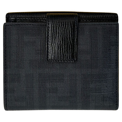 Fendi Täschchen/Portemonnaie aus Canvas in Schwarz