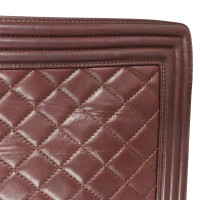 Chanel Boy Large Leather in Bordeaux