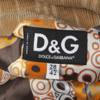D&G Cord coat in Camel