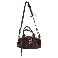 Chloé Paddington Bag Leer in Bruin