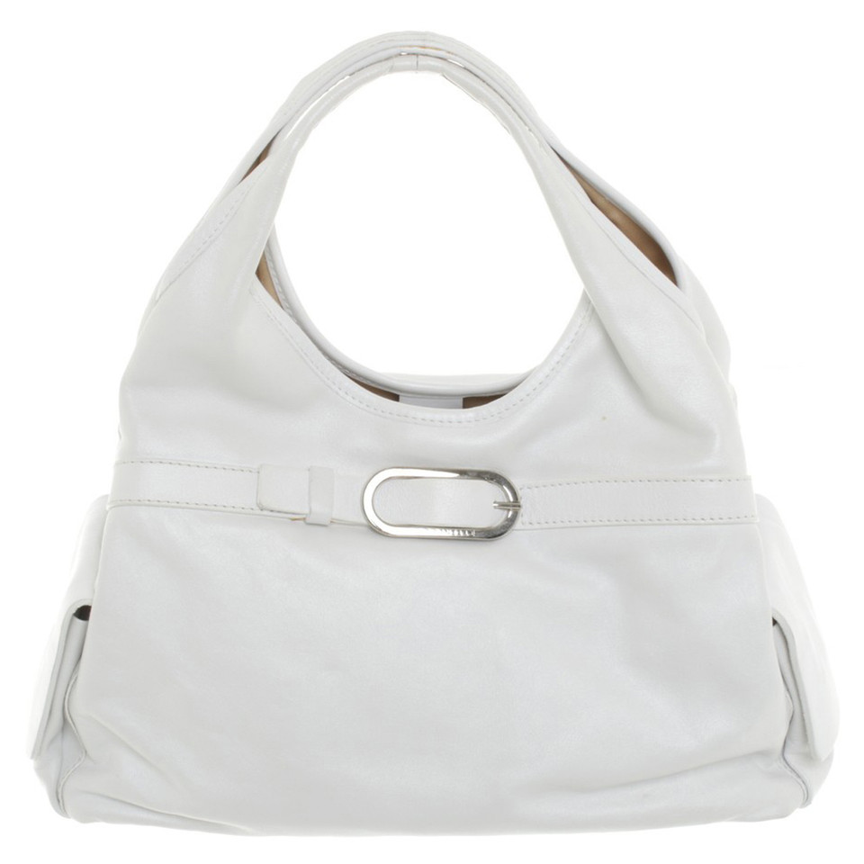 Coccinelle Handtas in Pearl White