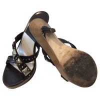 Christian Dior wooden sandal