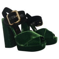 Prada Sandals Leather in Green