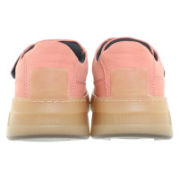 Acne Sneakers aus Leder in Rosa / Pink