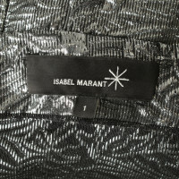 Isabel Marant One-Shoulder-Kleid in Silberfarben