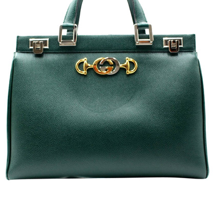 Gucci Zumi Bag Leer in Groen