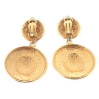Chanel Gold colored clip earrings