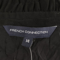 French Connection Abito di seta in nero