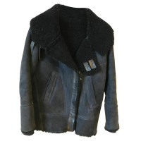 Iro Jacket/Coat Leather in Blue